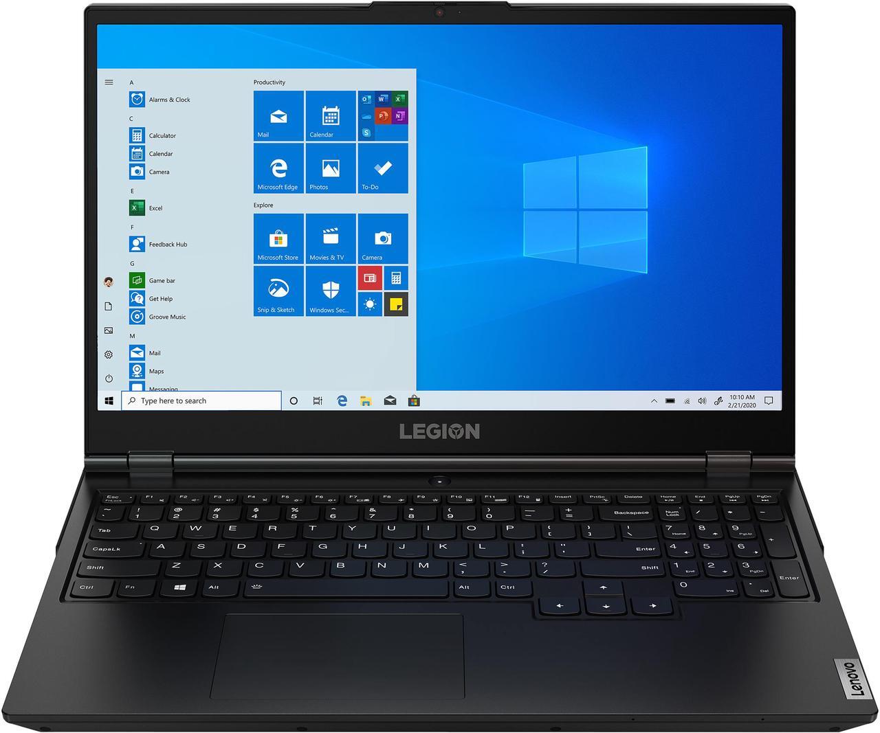 Main image of Lenovo Legion 5-15ARH05H - 15.6" 120 Hz IPS - AMD Ryzen 5 4600H (3.00 GHz) - NVIDIA GeForce GTX 1650 - 8 GB DDR4 - 1 TB HDD 256 GB PCIe SSD - Windows 10 Home 64-bit - Gaming Laptop (82B500FVUS)