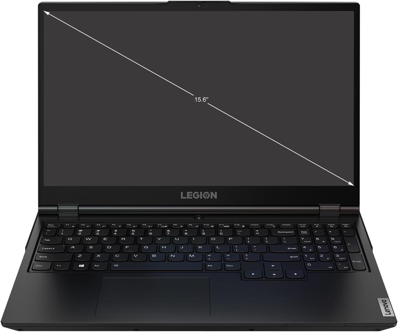 Alt view image 2 of 20 - Lenovo Legion 5-15ARH05H - 15.6" 120 Hz IPS - AMD Ryzen 5 4600H (3.00 GHz) - NVIDIA GeForce GTX 1650 - 8 GB DDR4 - 1 TB HDD 256 GB PCIe SSD - Windows 10 Home 64-bit - Gaming Laptop (82B500FVUS)