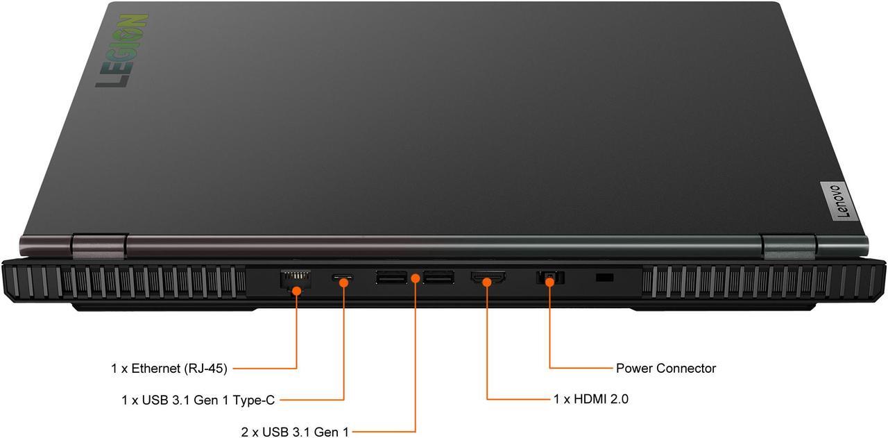 Alt view image 19 of 20 - Lenovo Legion 5-15ARH05H - 15.6" 120 Hz IPS - AMD Ryzen 5 4600H (3.00 GHz) - NVIDIA GeForce GTX 1650 - 8 GB DDR4 - 1 TB HDD 256 GB PCIe SSD - Windows 10 Home 64-bit - Gaming Laptop (82B500FVUS)