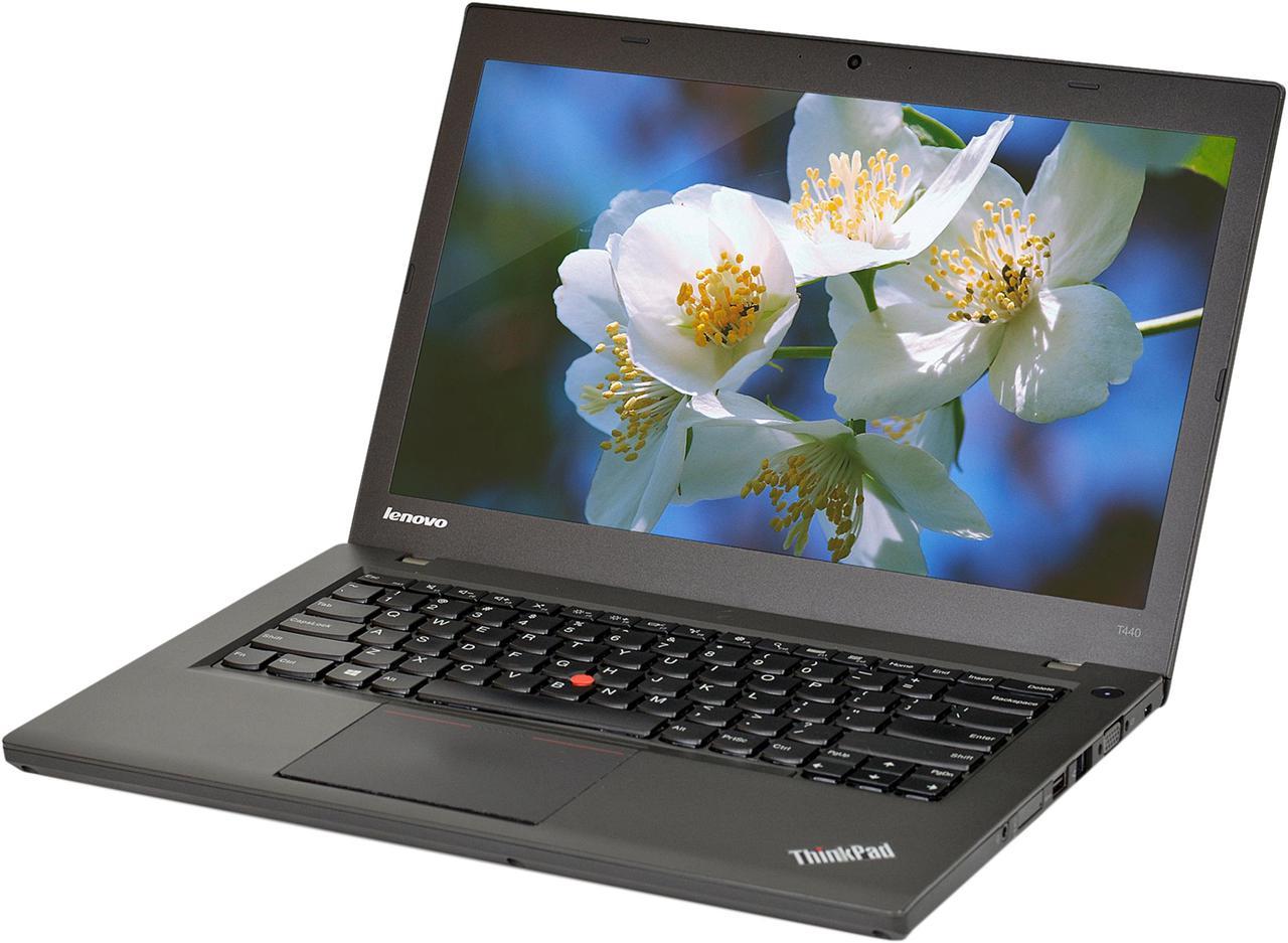 Lenovo Grade B Laptop Intel Core i5-4300U 8GB Memory 256 GB SSD 14.0" Windows 10 Pro 64-bit T440