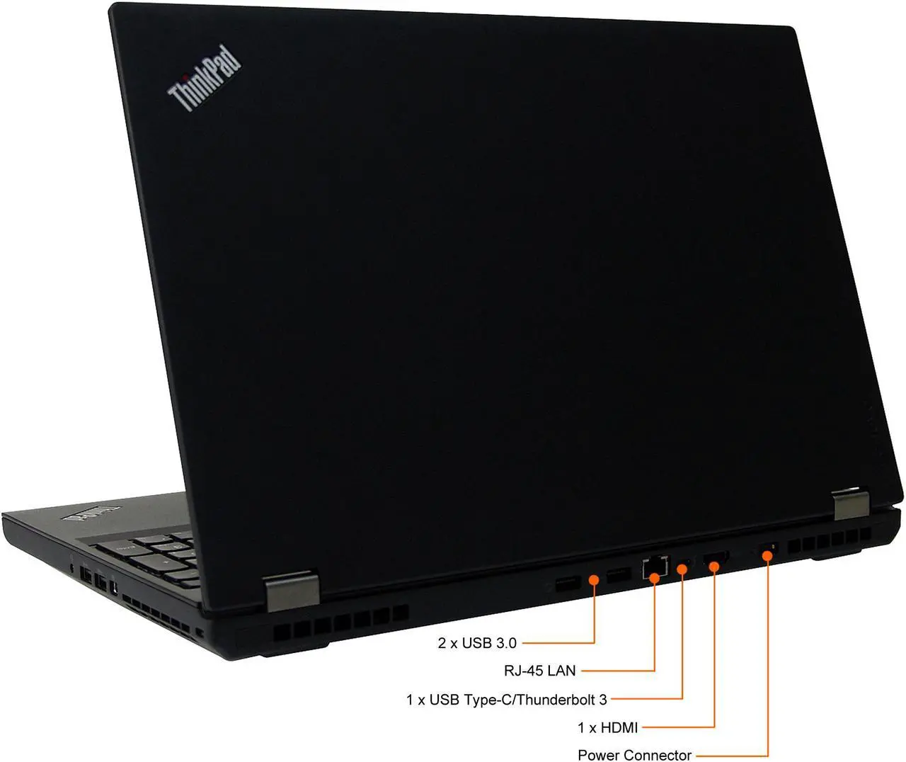 Alt view image 9 of 9 - Lenovo Laptop Intel Core i7-6820HQ 32GB Memory 512 GB SSD 15.6" Windows 10 Pro 64bit P50