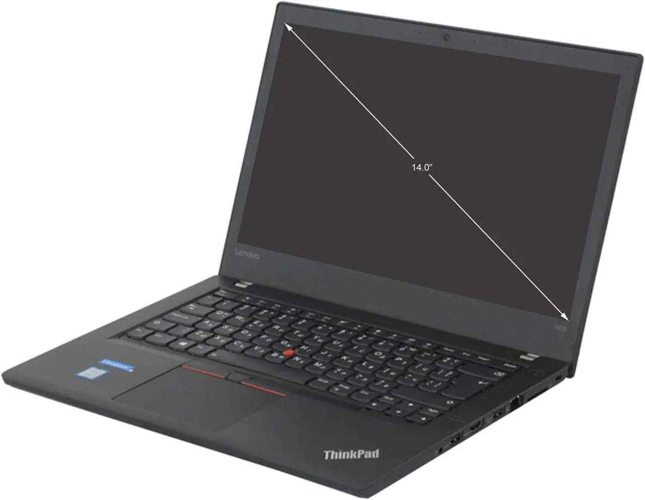 Alt view image 2 of 2 - Lenovo Grade A Laptop ThinkPad Intel Core i5-7300U 16GB Memory 256 GB SSD Intel HD Graphics 620 14.0" Non-Touch Screen Windows 10 Pro 64-bit T470