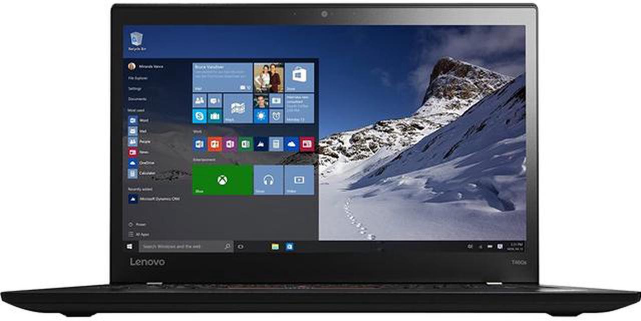 Lenovo Grade A Laptop ThinkPad Intel Core i5-6300U 8GB Memory 256 GB SSD Intel HD Graphics 520 14.0" Windows 10 Pro 64-bit T460S