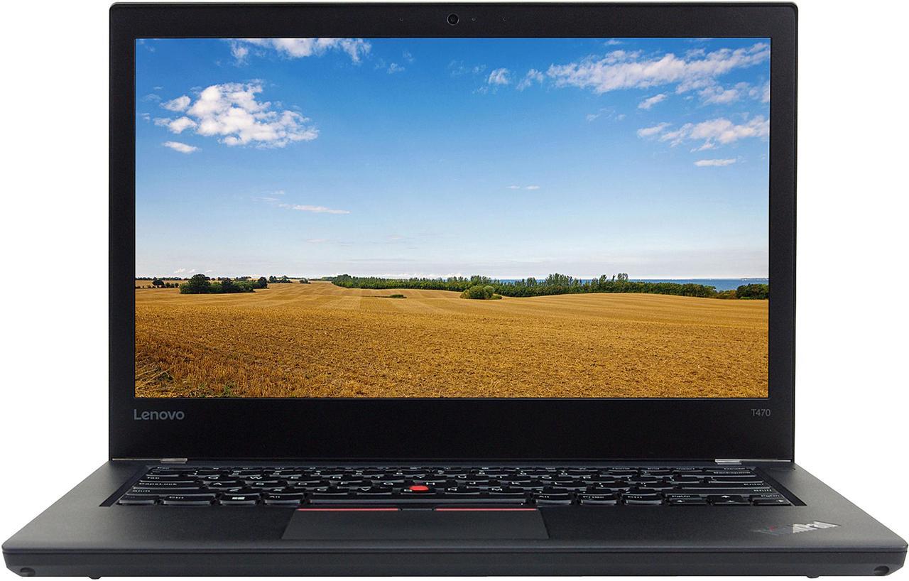 Lenovo Grade A Laptop ThinkPad Intel Core i5-6300U 8GB Memory 256 GB SSD Intel HD Graphics 520 14.0" Windows 10 Pro 64-bit T470