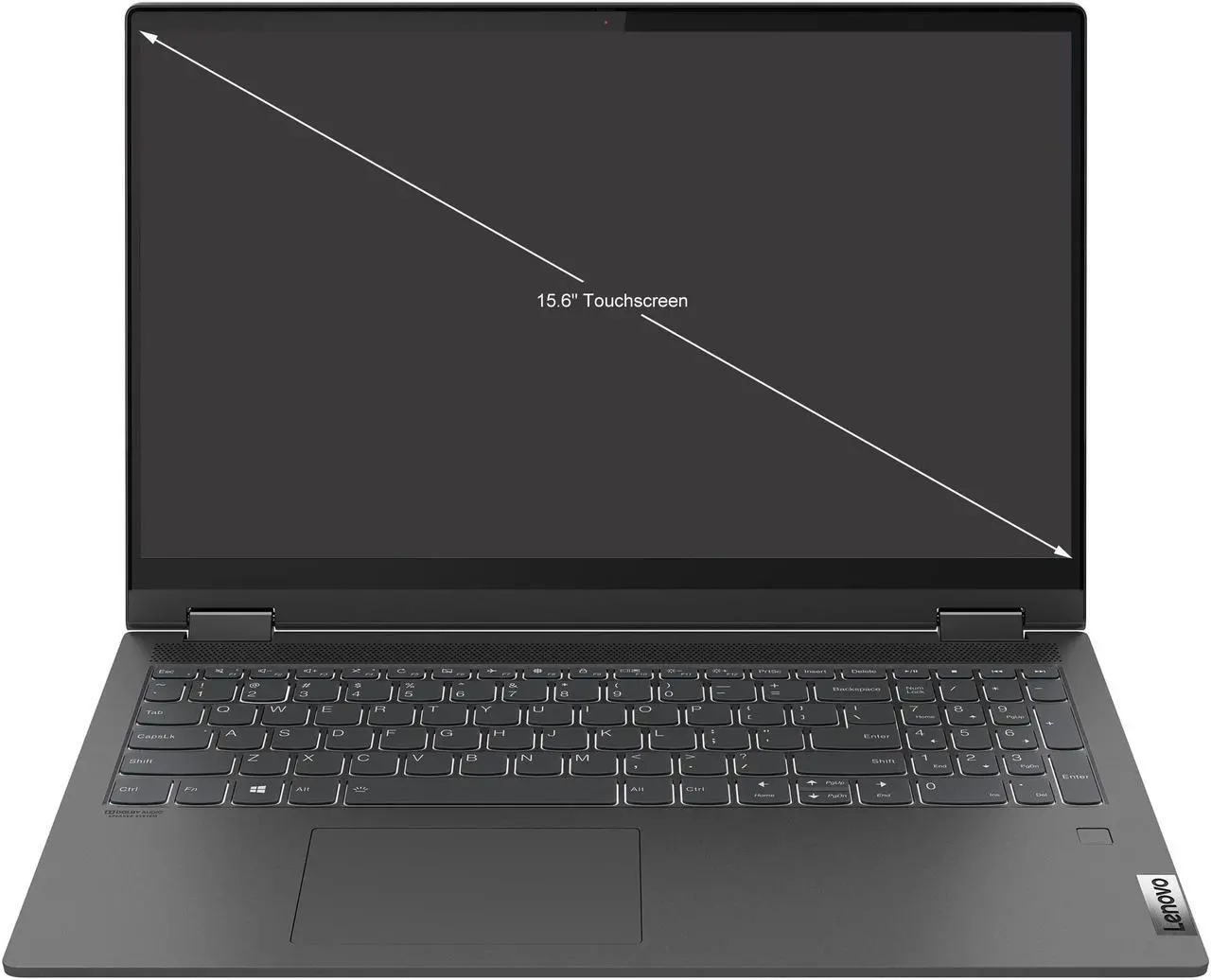 Alt view image 2 of 20 - Lenovo IdeaPad Flex 5 15ALC05 AMD Ryzen 7 5700U 16GB Memory 512 GB PCIe SSD AMD Radeon Graphics 15.6" 10-point Multi-touch 1920 x 1080 Convertible 2-in-1 Laptop Windows 11 Home 64-bit 82HV003WUS