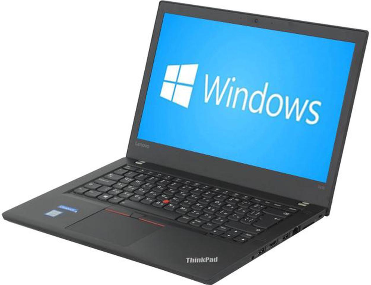 Lenovo Laptop ThinkPad Intel Core i5-6300U 8GB Memory 256 GB SSD Intel HD Graphics 520 14.0" Windows 10 Pro 64-bit T470