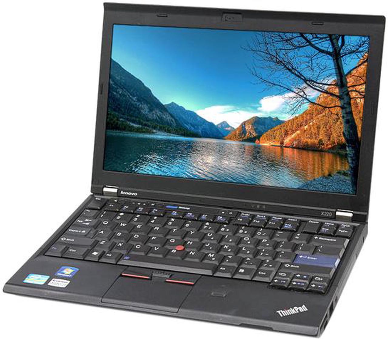 Lenovo Grade B Laptop ThinkPad X220 Intel Core i5 2nd Gen 2520M (2.50GHz) 4GB Memory 128 GB SSD 12.5" Windows 10 Home