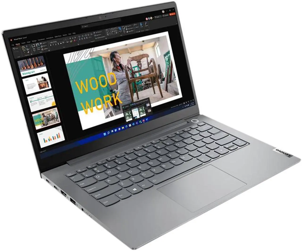 Alt view image 7 of 10 - Lenovo Notebook Laptop ThinkBook AMD Ryzen 7 5825U 16GB Memory 512 GB SSD AMD Radeon Graphics 14.0" 14 G4 ABA