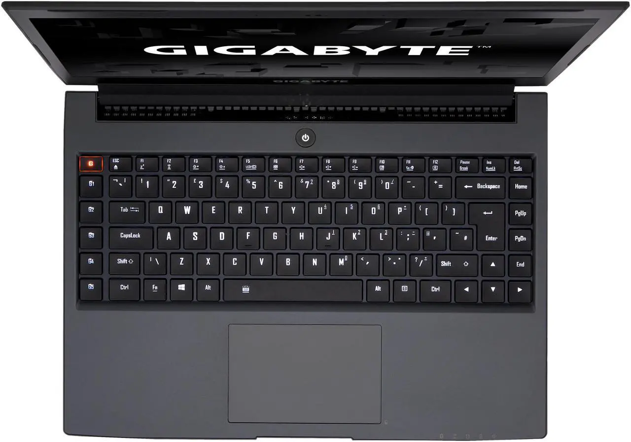 Alt view image 6 of 13 - GIGABYTE - 14.0" GeForce GTX 1060 - Intel Core i7-6700HQ - 16GB Memory - 512 GB SSD - Windows 10 Home - Gaming Laptop - IPS (Aero 14Wv6-BK4 )