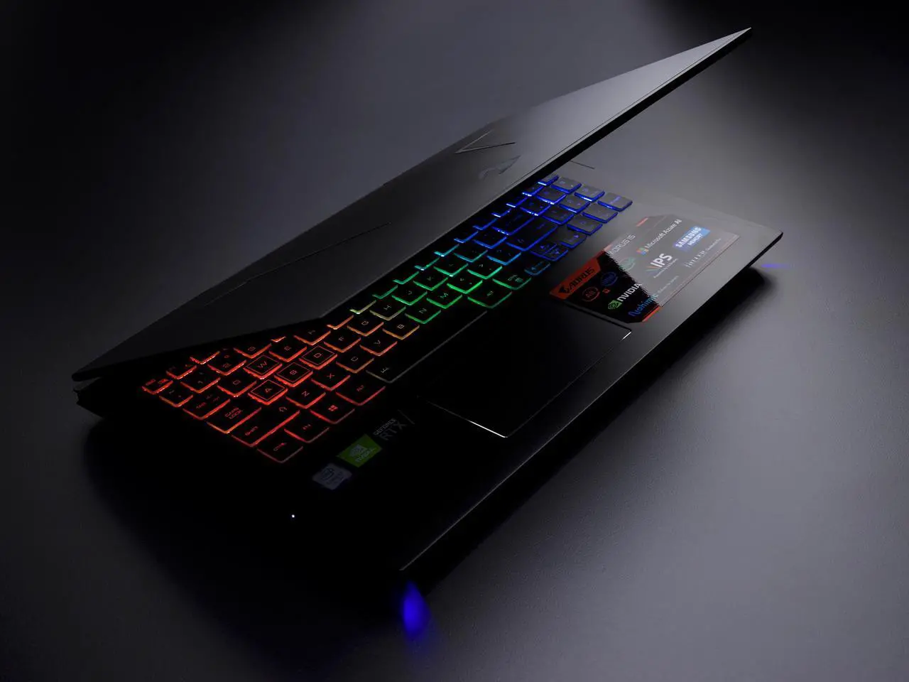 Alt view image 13 of 18 - Gigabyte Aorus 15-WA-F74ADW 15.6" 144 Hz IPS Intel Core i7 9th Gen 9750H (2.60 GHz) NVIDIA GeForce RTX 2060 16 GB Memory 512 GB SSD Windows 10 Home 64-bit Gaming Laptop