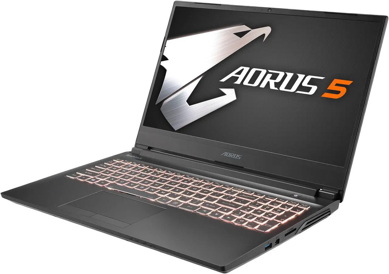 Alt view image 2 of 16 - Gigabyte Aorus 5 - 15.6" 144 Hz - Intel Core i7-10750H - GeForce RTX 2060 - 16 GB DDR4 - 512 GB SSD - Windows 10 Home - Gaming Laptop (Aorus 5 KB-7US1130SH) - Only @ Newegg
