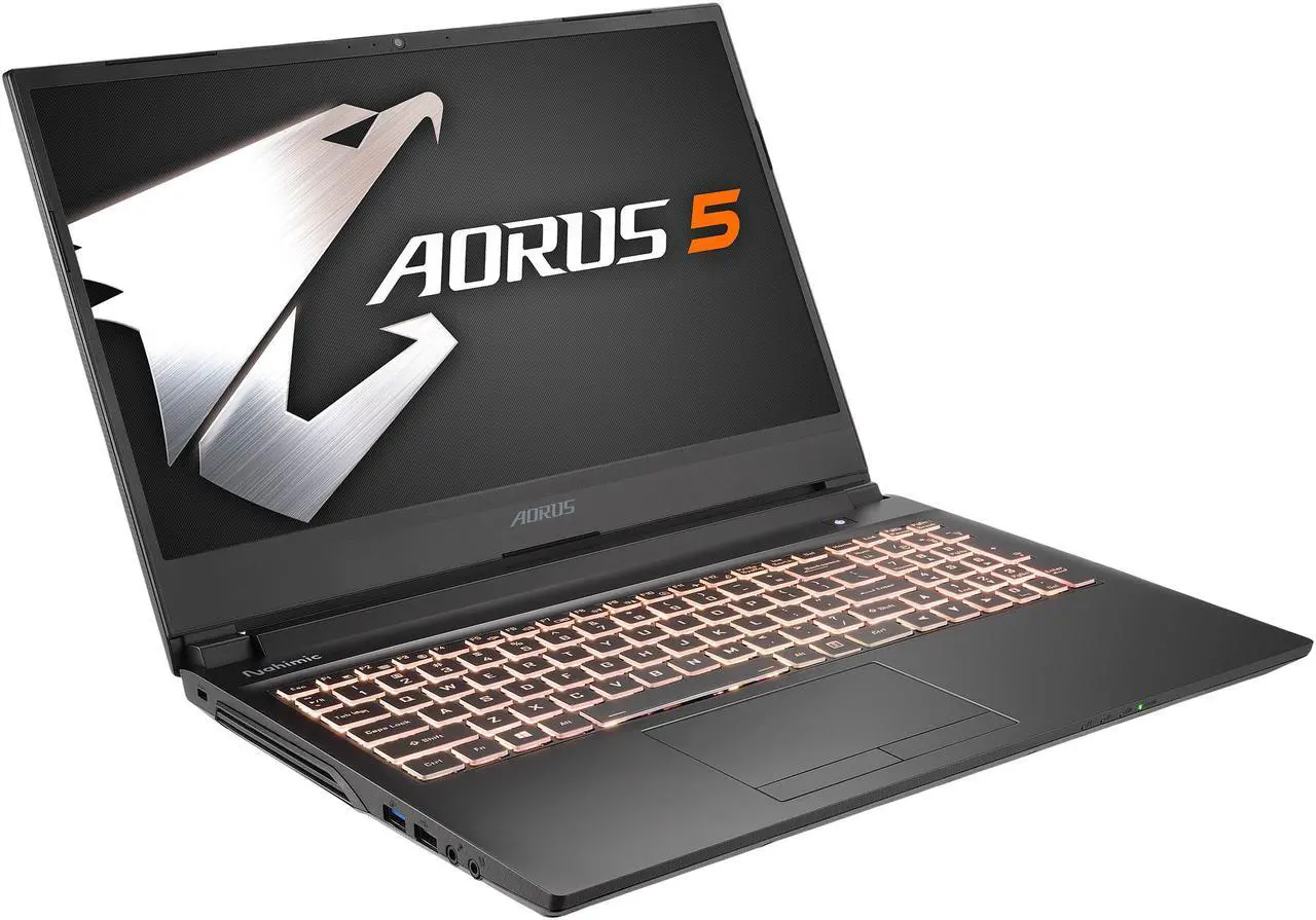 Alt view image 5 of 16 - Gigabyte Aorus 5 - 15.6" 144 Hz - Intel Core i7-10750H - GeForce RTX 2060 - 16 GB DDR4 - 512 GB SSD - Windows 10 Home - Gaming Laptop (Aorus 5 KB-7US1130SH) - Only @ Newegg