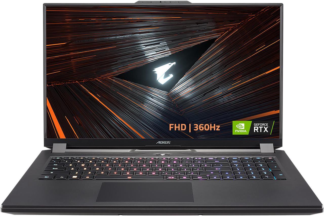 GIGABYTE AORUS 17 XE4 - 17.3" Thin Bezel 360Hz FHD 1920x1080 IPS-level Display - Intel Core i7-12700H - NVIDIA GeForce RTX 3070 Ti Laptop GPU 8GB GDDR6 - 16GB DDR4 RAM - 1TB SSD - Win11 Home - Gaming Laptop (AORUS 17 XE4-73US514SH)