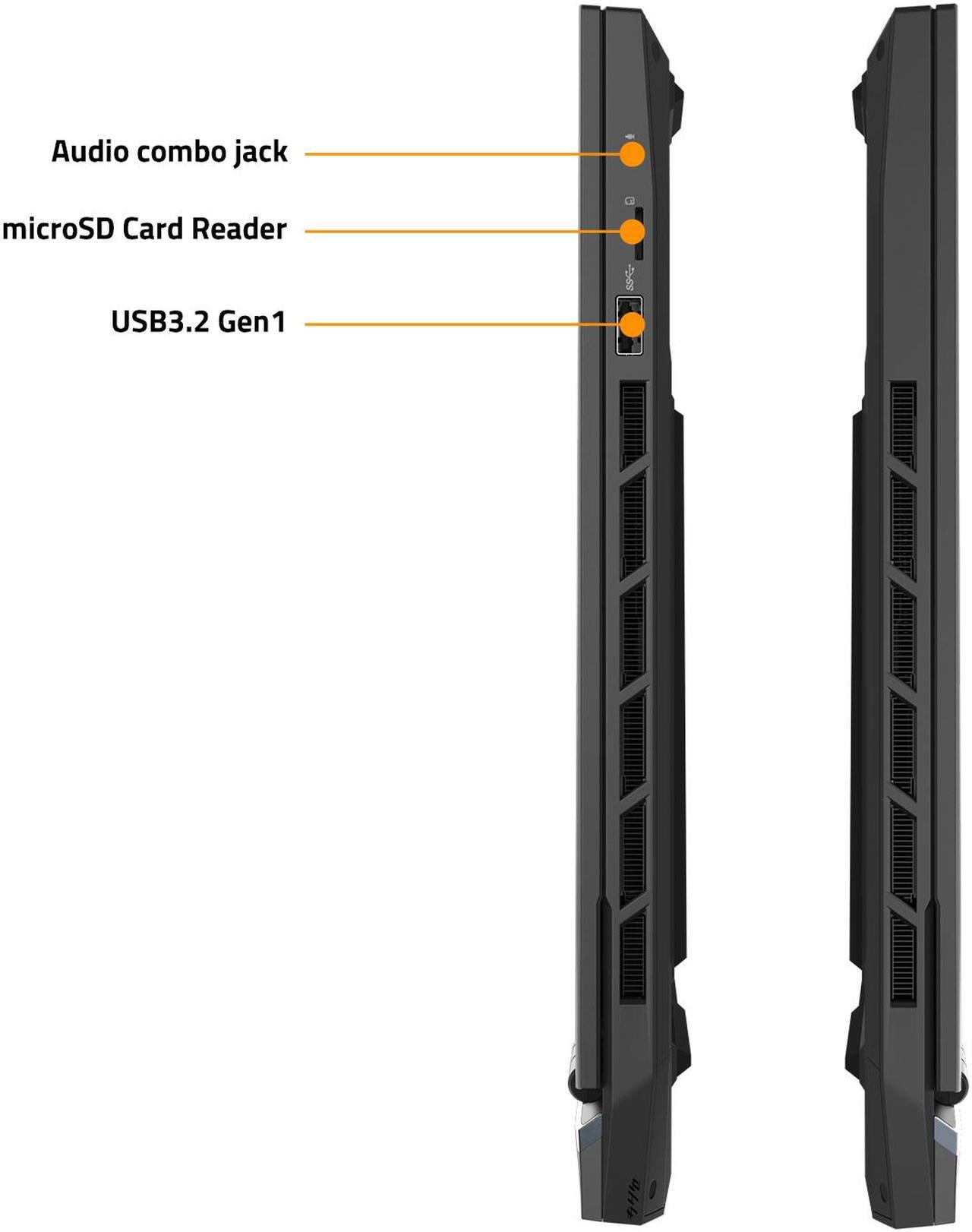 Alt view image 11 of 12 - Aorus - 16" GeForce RTX 4070 Laptop GPU - Intel Core i7-13700H  - 16GB Memory - 1 TB PCIe SSD - Windows 11 Home 64-bit - Gaming Laptop - 240 Hz (16 BSF-73US654SH )