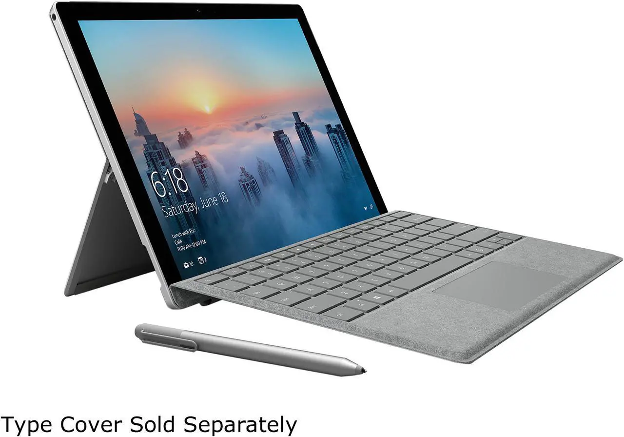 Alt view image 8 of 17 - Microsoft Surface Pro 4 SU3-00001 Intel Core M3 6Y30 (0.90 GHz) 4 GB Memory 128 GB SSD 12.3" Touchscreen 2736 x 1824 Tablet Windows 10 Pro 64-Bit
