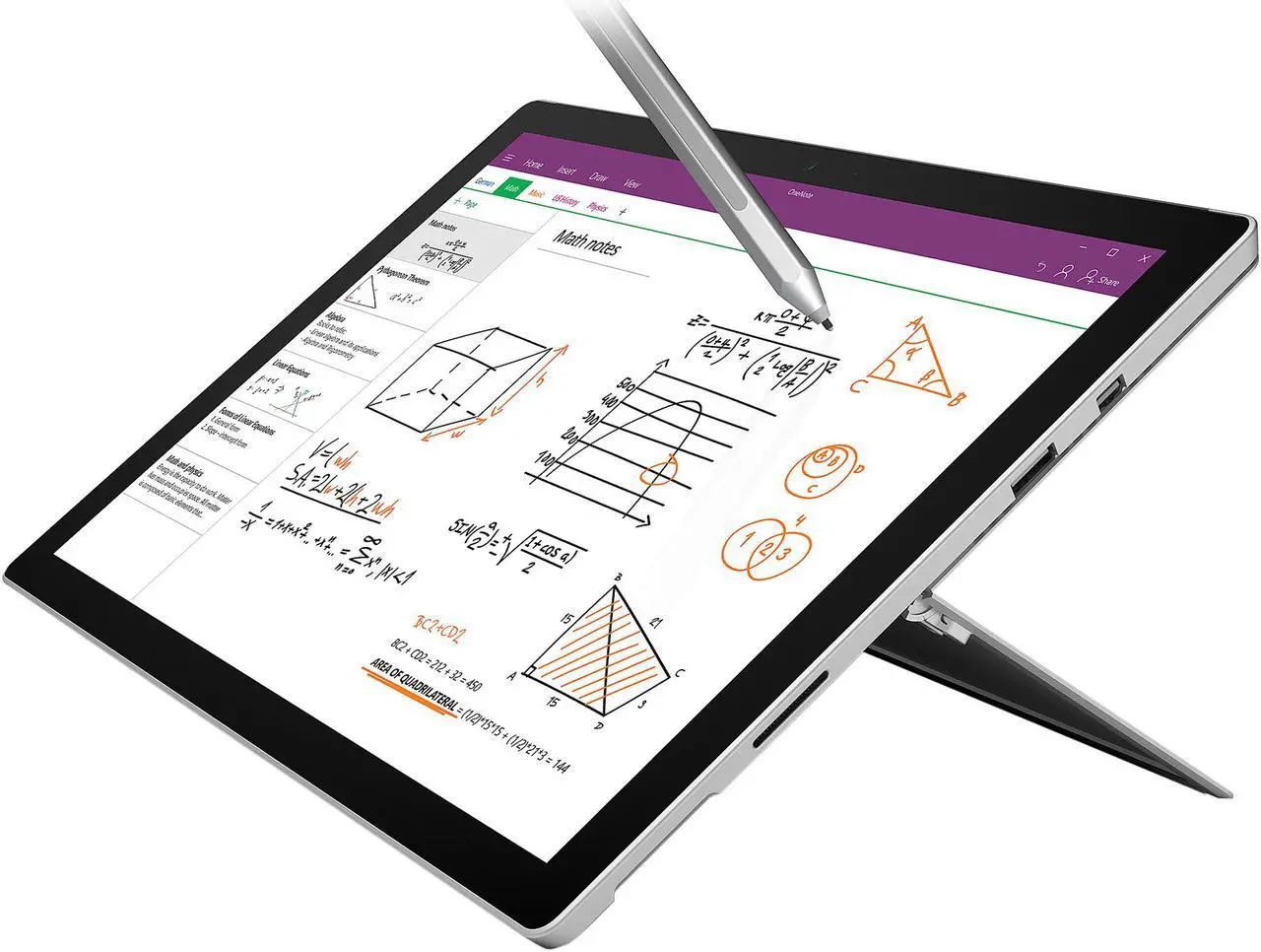 Alt view image 10 of 17 - Microsoft Surface Pro 4 SU3-00001 Intel Core M3 6Y30 (0.90 GHz) 4 GB Memory 128 GB SSD 12.3" Touchscreen 2736 x 1824 Tablet Windows 10 Pro 64-Bit