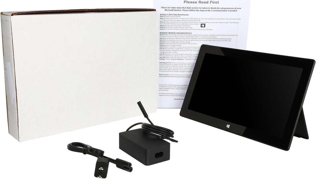Alt view image 9 of 8 - Microsoft Intel Core i5-4200U 4GB Memory Intel HD Graphics 4400 Touch Screen 1920 x 1080 Tablet Windows 8.1 Pro Surface Pro 2