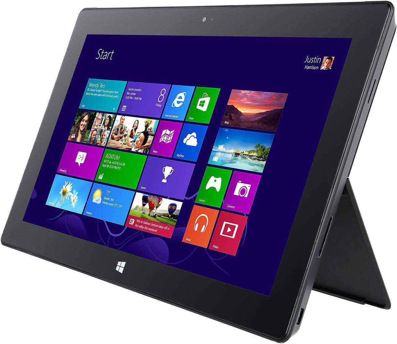 Alt view image 3 of 8 - Microsoft Intel Core i5-4200U 4GB Memory Intel HD Graphics 4400 Touch Screen 1920 x 1080 Tablet Windows 8.1 Pro Surface Pro 2