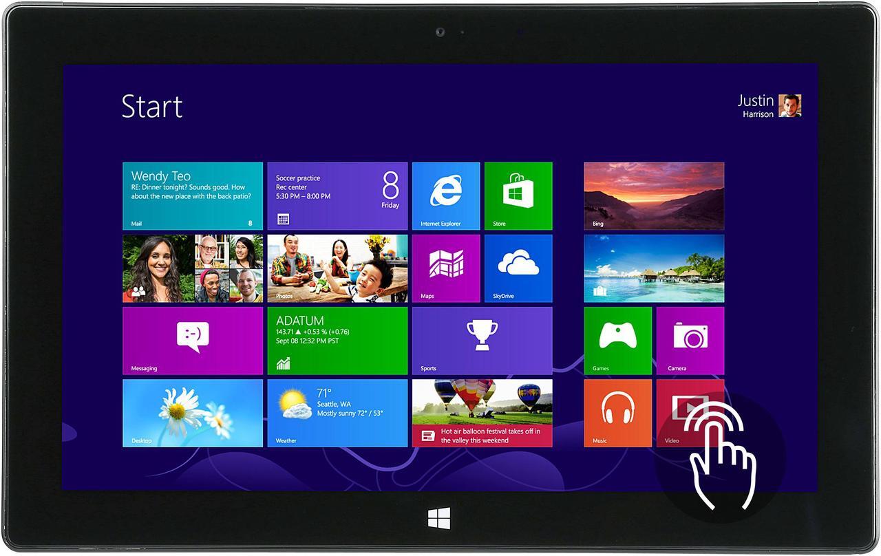 Main image of Microsoft Intel Core i5-4200U 4GB Memory Intel HD Graphics 4400 Touch Screen 1920 x 1080 Tablet Windows 8.1 Pro Surface Pro 2