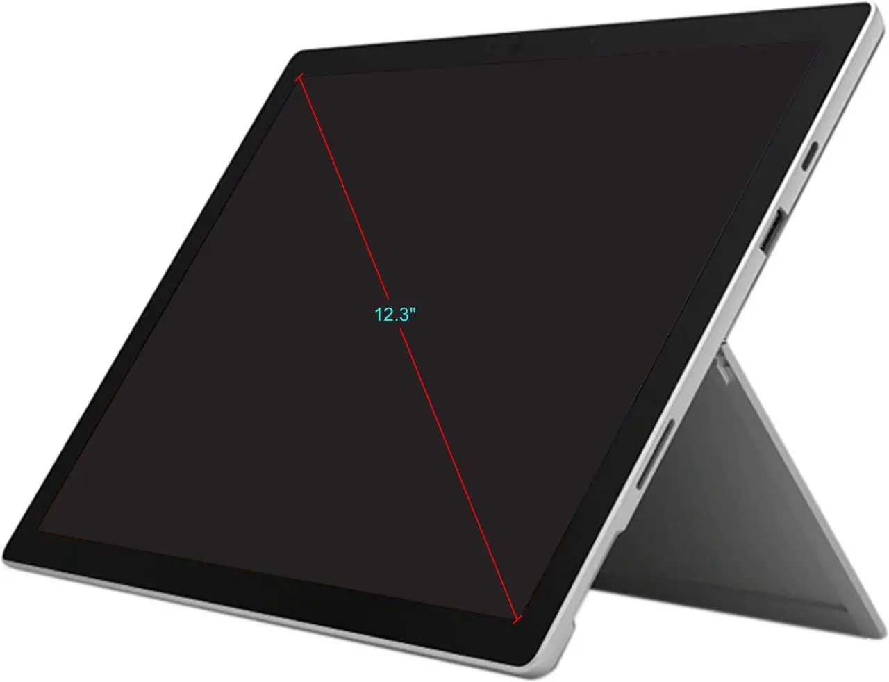 Alt view image 2 of 2 - Microsoft Surface Pro 7 Intel Core i5-1035G4 8 GB LPDDR4X Memory 128 GB SSD Intel Iris Plus Graphics 12.3" 10 point multi-touch 2736 x 1824 Detachable 2-in-1 Laptop Windows 10 Home 64-bit PVY-00001