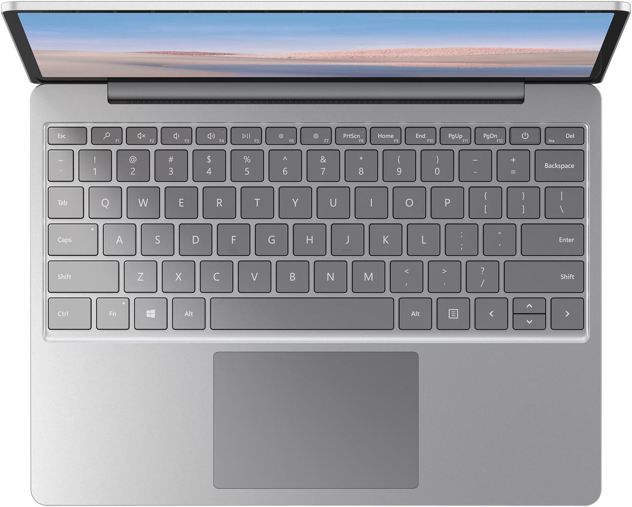 Alt view image 4 of 8 - Microsoft Laptop Surface Laptop Go Intel Core i5-1035G1 8 GB LPDDR4X Memory 256 GB SSD Intel UHD Graphics 12.4" 10 point multi-touch Windows 10 in S mode THJ-00001