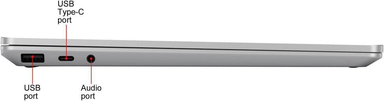 Alt view image 7 of 8 - Microsoft Laptop Surface Laptop Go Intel Core i5-1035G1 8 GB LPDDR4X Memory 256 GB SSD Intel UHD Graphics 12.4" 10 point multi-touch Windows 10 in S mode THJ-00001