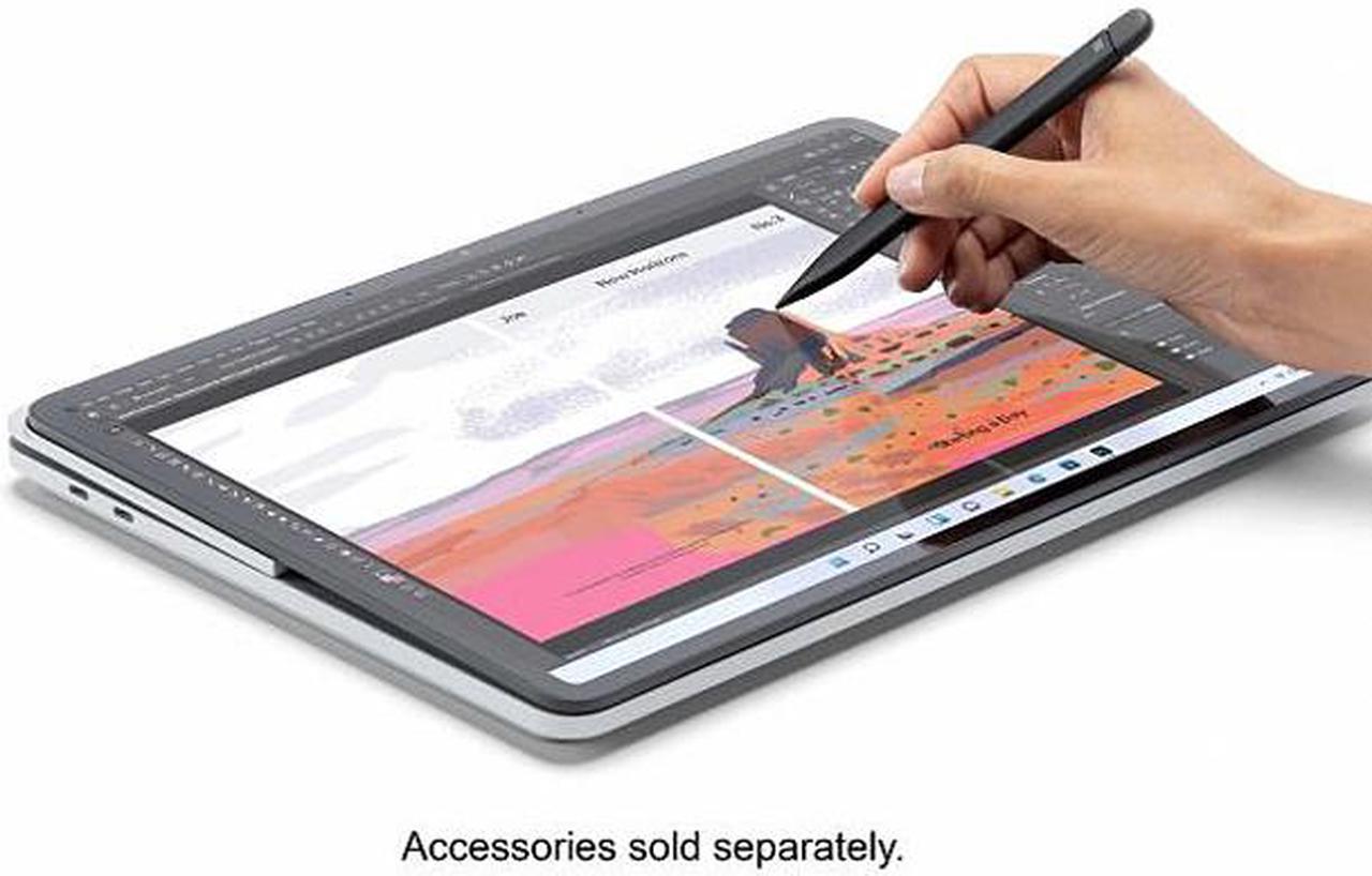 Alt view image 7 of 7 - Microsoft Surface Laptop Studio Intel Core i7-11370H 32GB Memory 1 TB SSD GeForce RTX 3050 Ti Laptop GPU 14.4" 10-point multi-touch 2400 x 1600 Convertible 2-in-1 Laptop Windows 11 Home ABY-00001