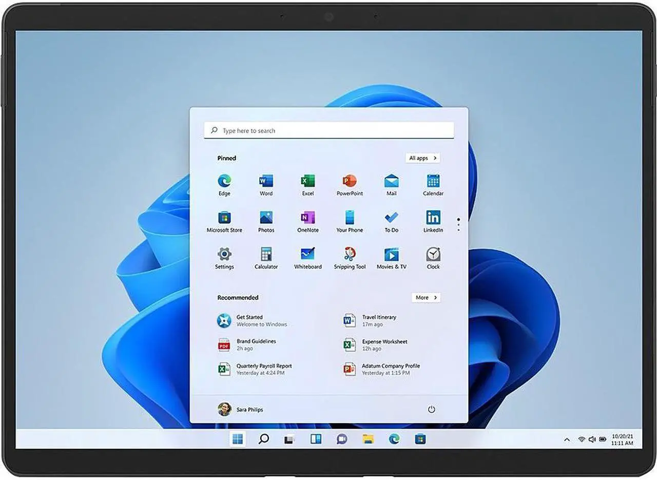 Alt view image 2 of 3 - Microsoft Surface Pro 8 Intel Core i7-1185G7 16GB Memory 512 GB SSD Intel Iris Xe Graphics 13.0" Touch Screen 2880 x 1920 2-in-1 Laptop Windows 11 Pro 8PY-00016