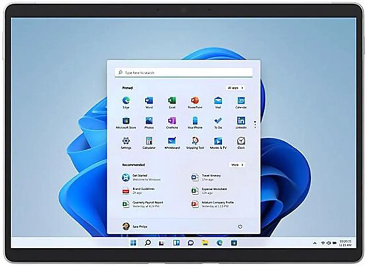 Alt view image 2 of 12 - Microsoft Surface Pro 8 Intel Core i3-1115G4 8GB Memory 128 GB SSD Intel UHD Graphics 13.0" 10 point multi-touch 2880 x 1920 Detachable 2-in-1 Laptop Windows 11 Pro 8PM-00001