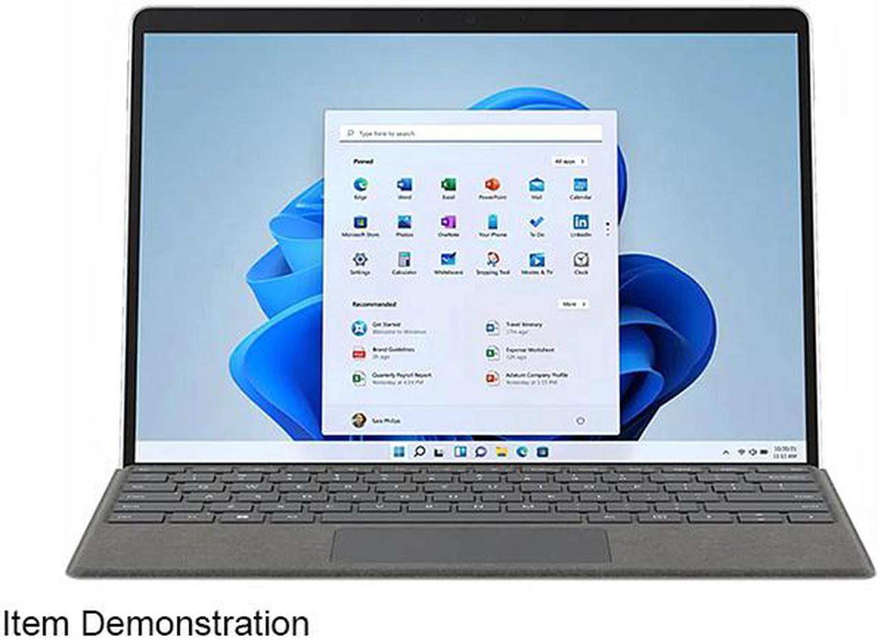 Alt view image 4 of 12 - Microsoft Surface Pro 8 Intel Core i7-1185G7 16GB Memory 256 GB SSD Intel Iris Xe Graphics 13.0" 10 point multi-touch 2880 x 1920 Detachable 2-in-1 Laptop Windows 11 Pro 8PW-00001