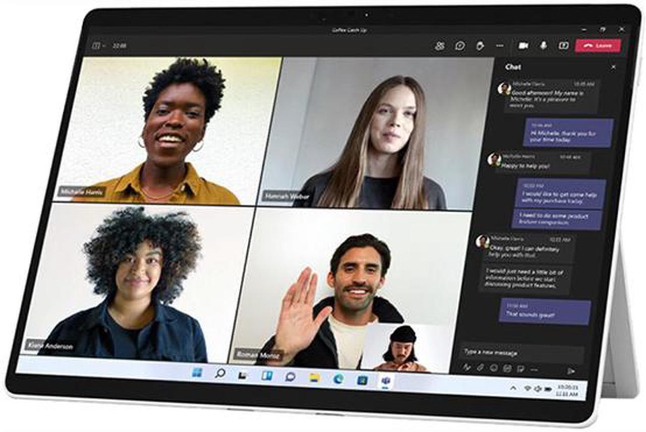 Alt view image 6 of 12 - Microsoft Surface Pro 8 Intel Core i7-1185G7 16GB Memory 256 GB SSD Intel Iris Xe Graphics 13.0" 10 point multi-touch 2880 x 1920 Detachable 2-in-1 Laptop Windows 11 Pro 8PW-00001