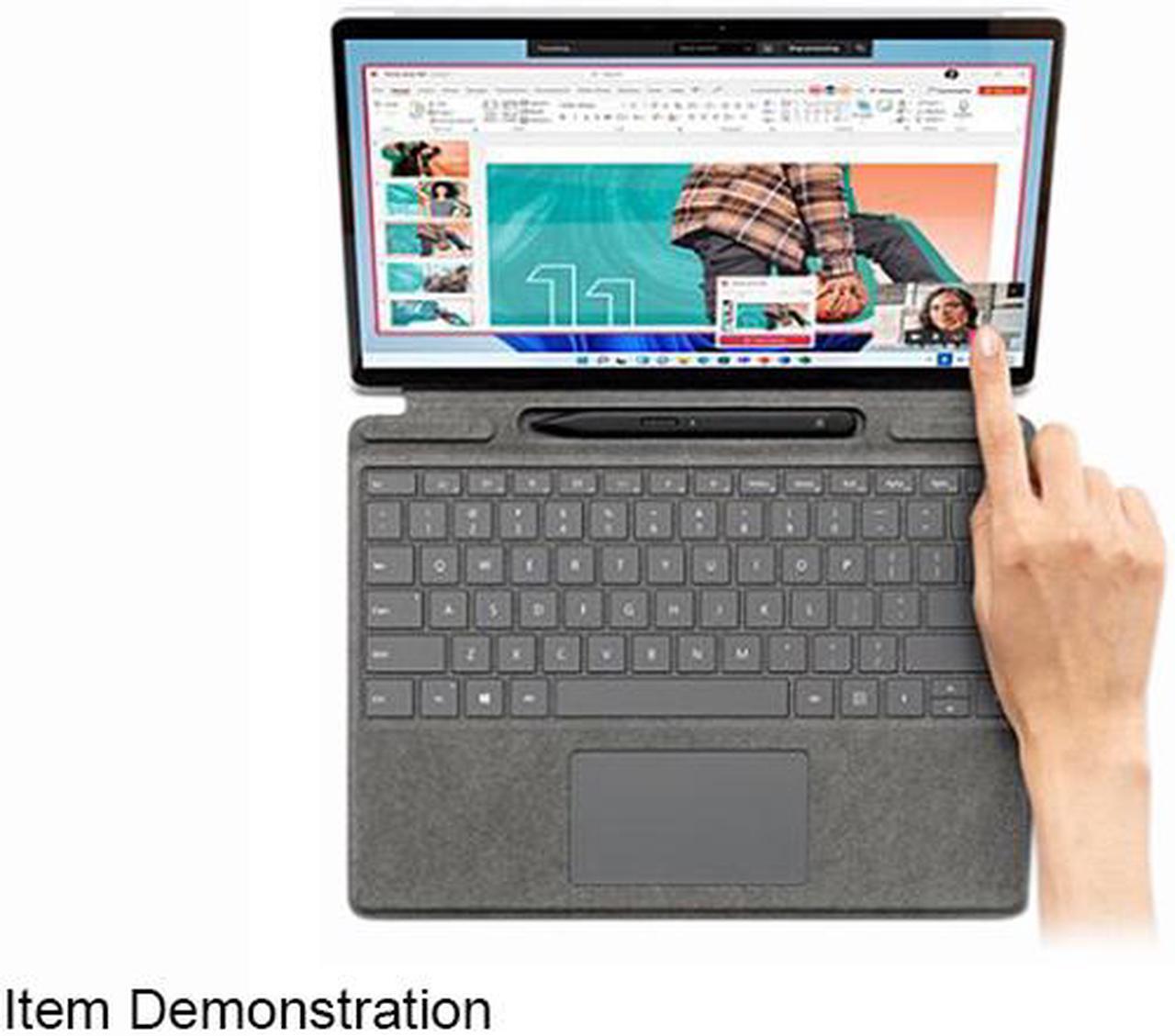 Alt view image 8 of 12 - Microsoft Surface Pro 8 Intel Core i7-1185G7 16GB Memory 256 GB SSD Intel Iris Xe Graphics 13.0" 10 point multi-touch 2880 x 1920 Detachable 2-in-1 Laptop Windows 11 Pro 8PW-00001