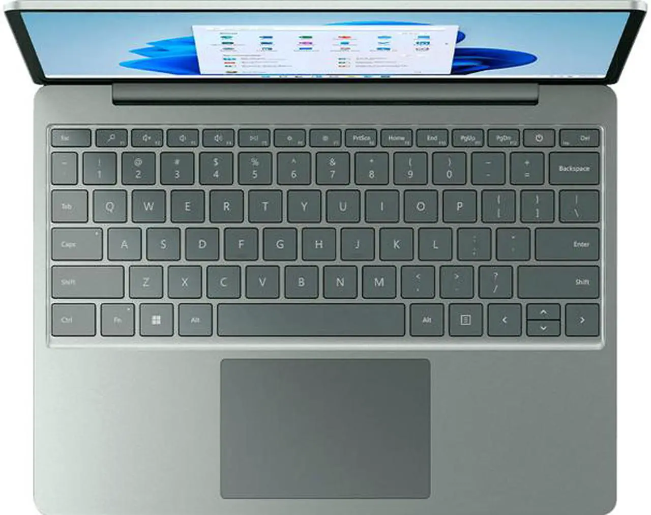 Alt view image 3 of 6 - Microsoft Laptop Surface Laptop Go 2 Intel Core i5-1135G7 8 GB LPDDR4X Memory 128 GB SSD Intel Iris Xe Graphics 12.4" 10 point multi-touch Windows 11 Home 64-bit 8QC-00026
