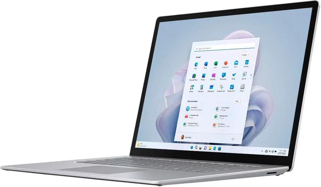Alt view image 3 of 4 - Microsoft Surface Laptop 5 - 15" Touchscreen - Intel Core i7-1255U - 16GB RAM - 512GB SSD - Windows 11 Home - Intel Evo Platform - RIP-00001 - Platinum