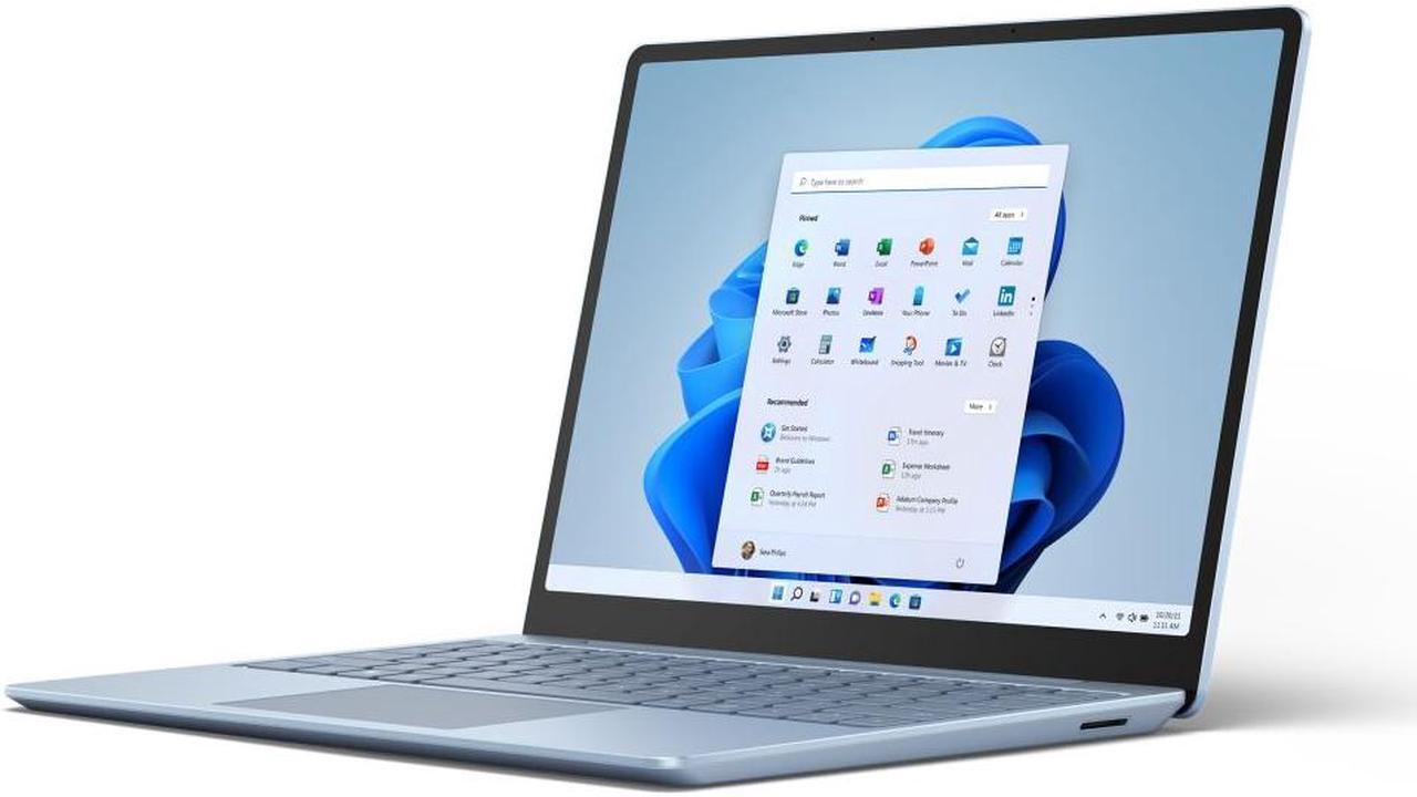Alt view image 2 of 4 - Surface Laptop Go 2 - Intel Core i5 1135G7 - Win 11 Pro - Iris Xe Graphics - 8 GB RAM - 256 GB SSD - 12.4" touchscreen - 1536 x 1024 - Wi-Fi 6 - Ice Blue