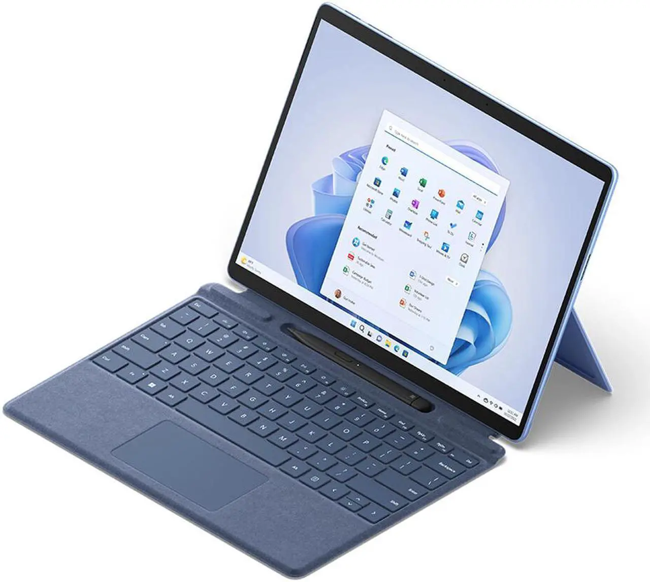 Alt view image 8 of 15 - Microsoft Surface Pro 9 For Business - 13" PixelSense Display - Intel Core i7 10-Core (12th Gen) - 16 GB RAM - 512GB SSD - Windows 11 Pro - Sapphire  QIY-00033