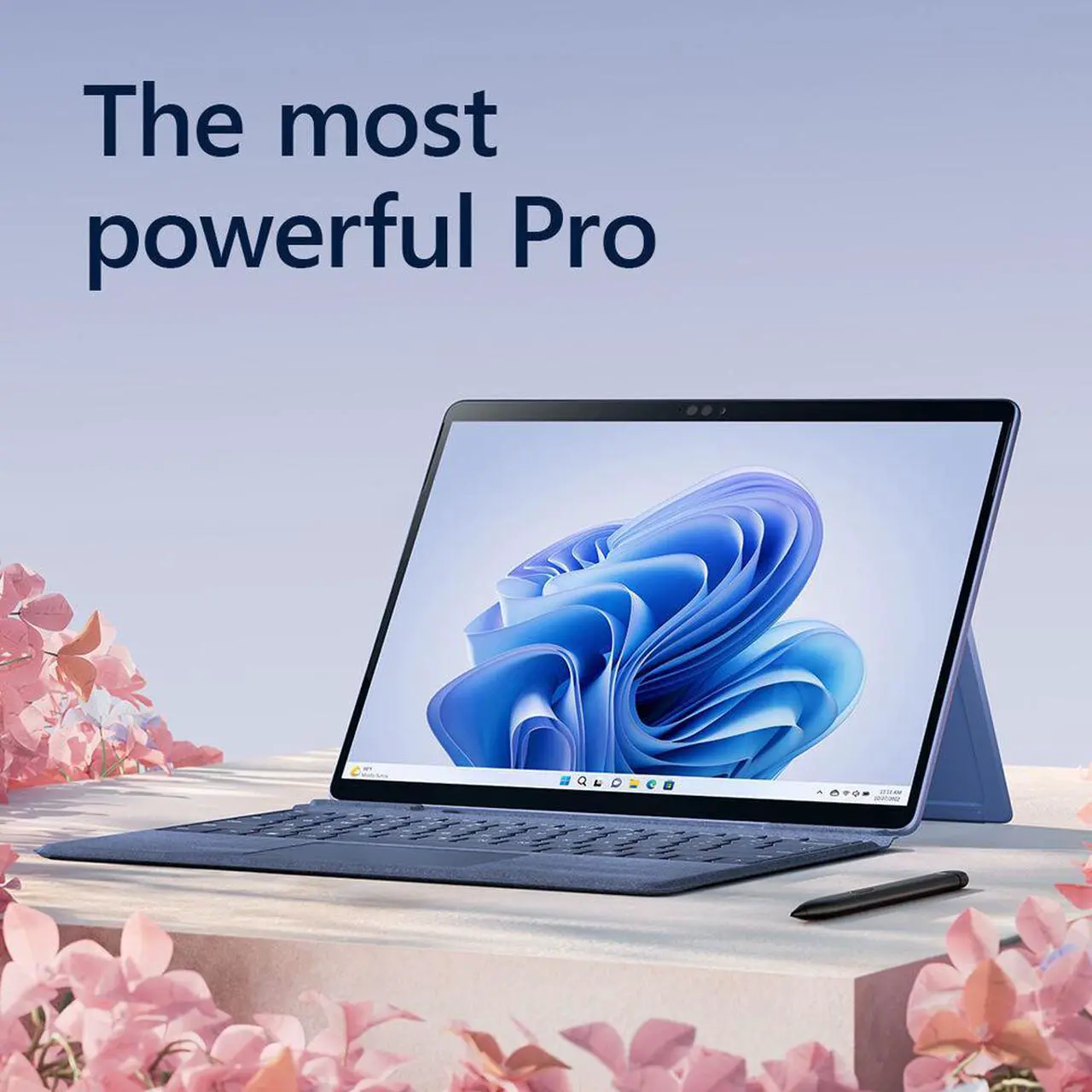 Alt view image 12 of 15 - Microsoft Surface Pro 9 For Business - 13" PixelSense Display - Intel Core i7 10-Core (12th Gen) - 16 GB RAM - 512GB SSD - Windows 11 Pro - Sapphire  QIY-00033