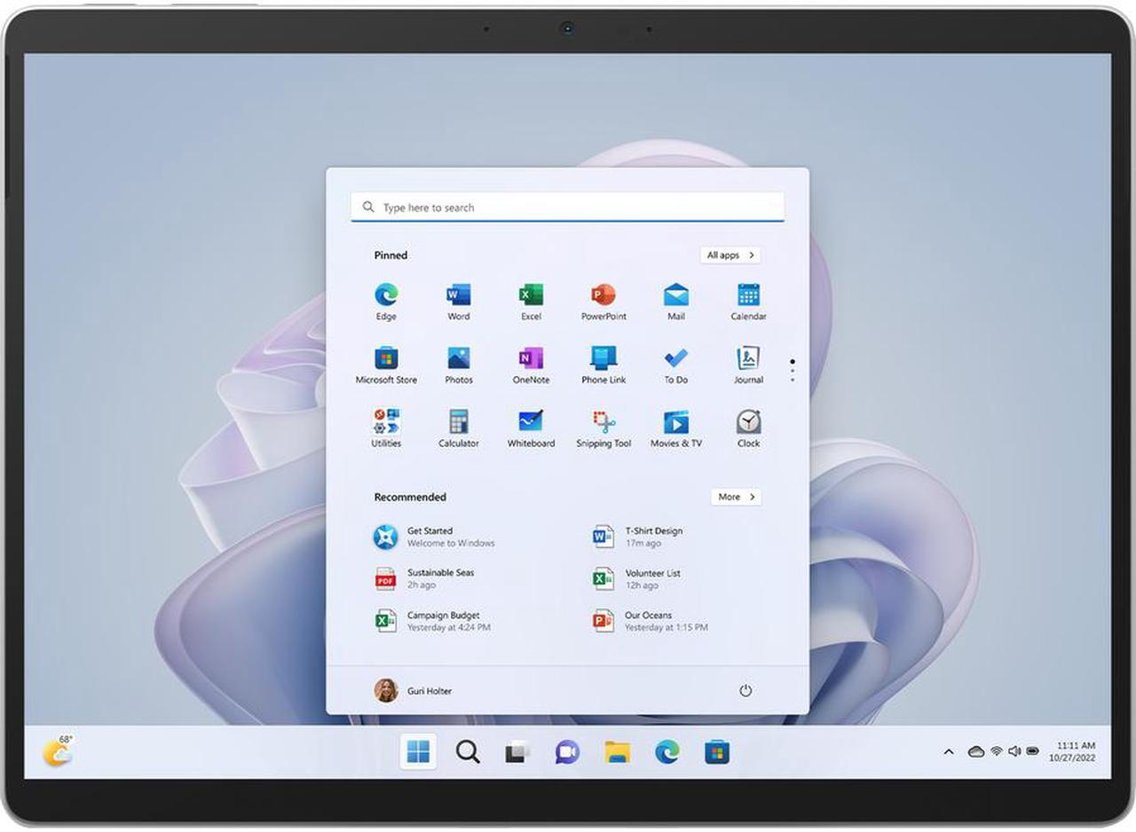 Main image of Microsoft Surface Pro 9 For Business - 13" PixelSense Display - Core i7 12th Gen i7-1265U Deca-core (10 Core) 1.80 GHz - 32 GB RAM - 1 TB SSD - Windows 10 Pro - Platinum SA1-00001