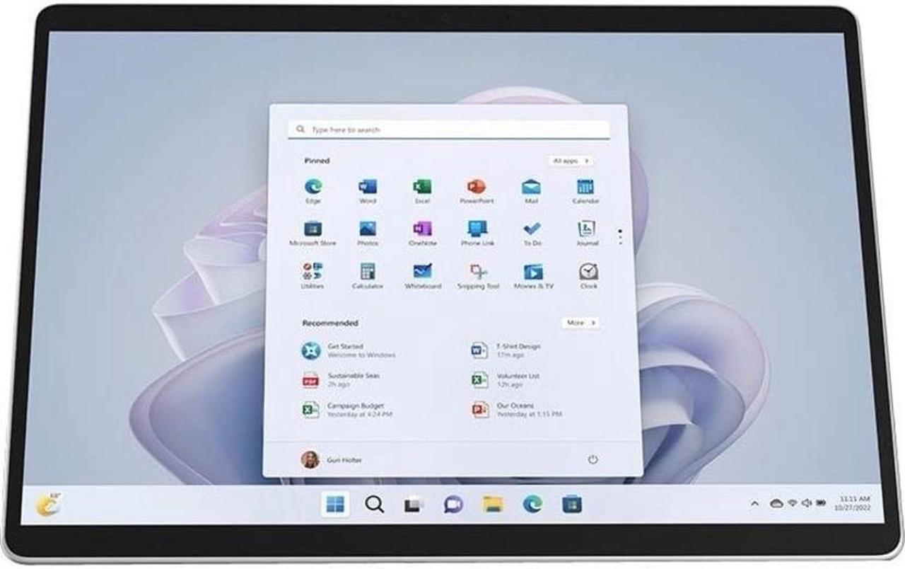 Alt view image 3 of 6 - Microsoft Surface Pro 9 For Business - 13" PixelSense Display - Core i7 12th Gen i7-1265U Deca-core (10 Core) 1.80 GHz - 32 GB RAM - 1 TB SSD - Windows 10 Pro - Platinum SA1-00001