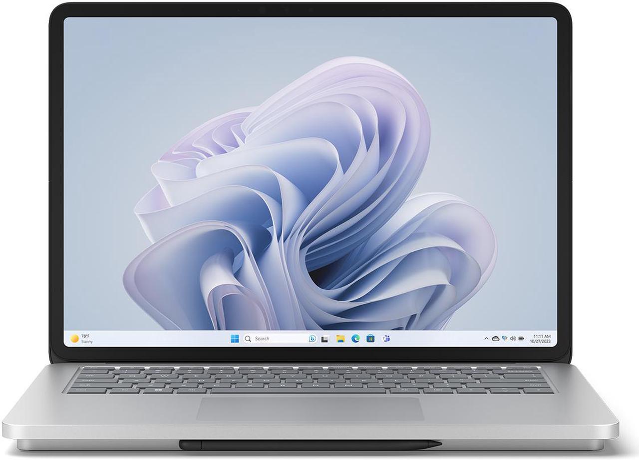 Main image of Microsoft - Surface Laptop Studio 2 14.4" Touch-Screen-Intel Core i7-13700H with 16GB Memory-GeForce RTX 4050-512GB SSD  - Platinum