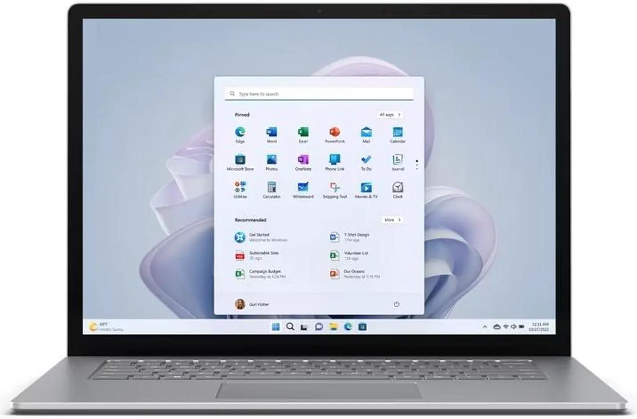 Main image of Microsoft Laptop Surface Laptop 5 Intel Core i7-1255U 16GB Memory 512 GB SSD Intel Iris Xe Graphics 13.5" Touch Screen Windows 11 Home 64-bit RBJ-00001
