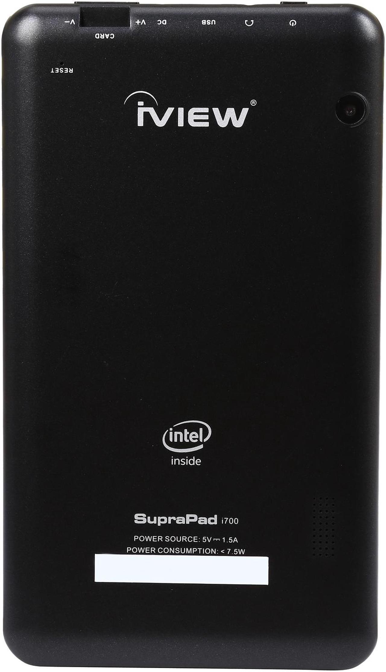 Alt view image 4 of 10 - iView SupraPad i700 Tablet - Intel Dual Core 2 GB RAM / 8GB Flash Memory 7.0" Touchscreen Android 4.4 (KitKat) with Case, Google Certified - GMS