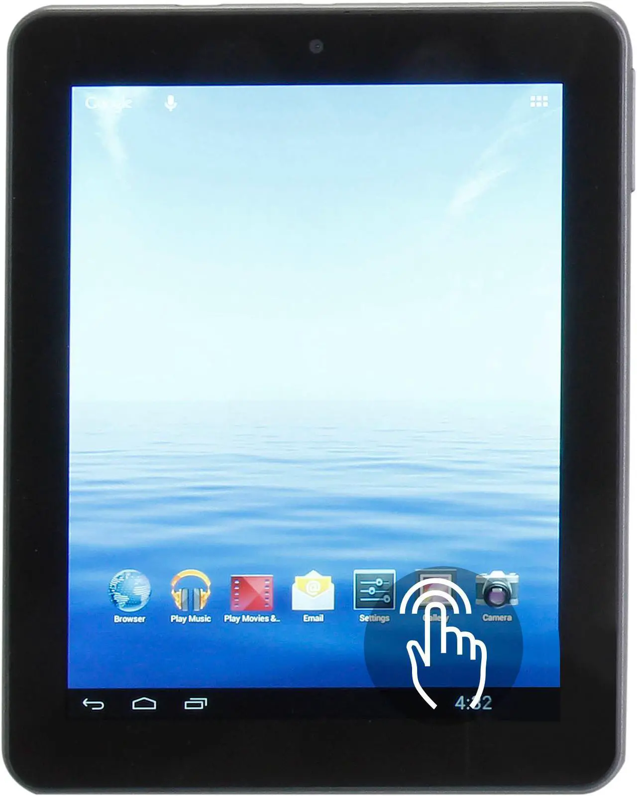 Main image of Nextbook 8" Android Tablet - Dual Core 1.50Ghz 1GB RAM 8GB Flash IPS Display Android 4.1 GMS (NX008HI8G)