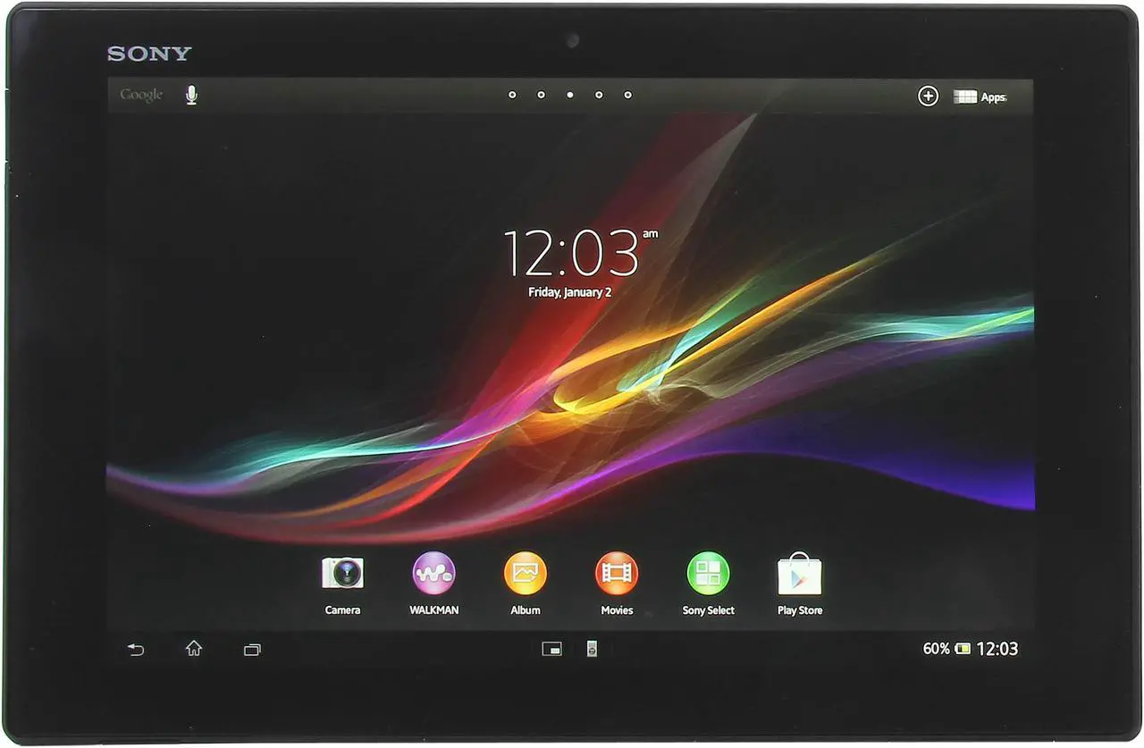 Main image of SONY Xperia Tablet Z 10.1" Tablet 16GB Storage 2GB RAM 1.5GHz Quad Core Wifi  Android 4.1 - Black (SGP311U1/B)