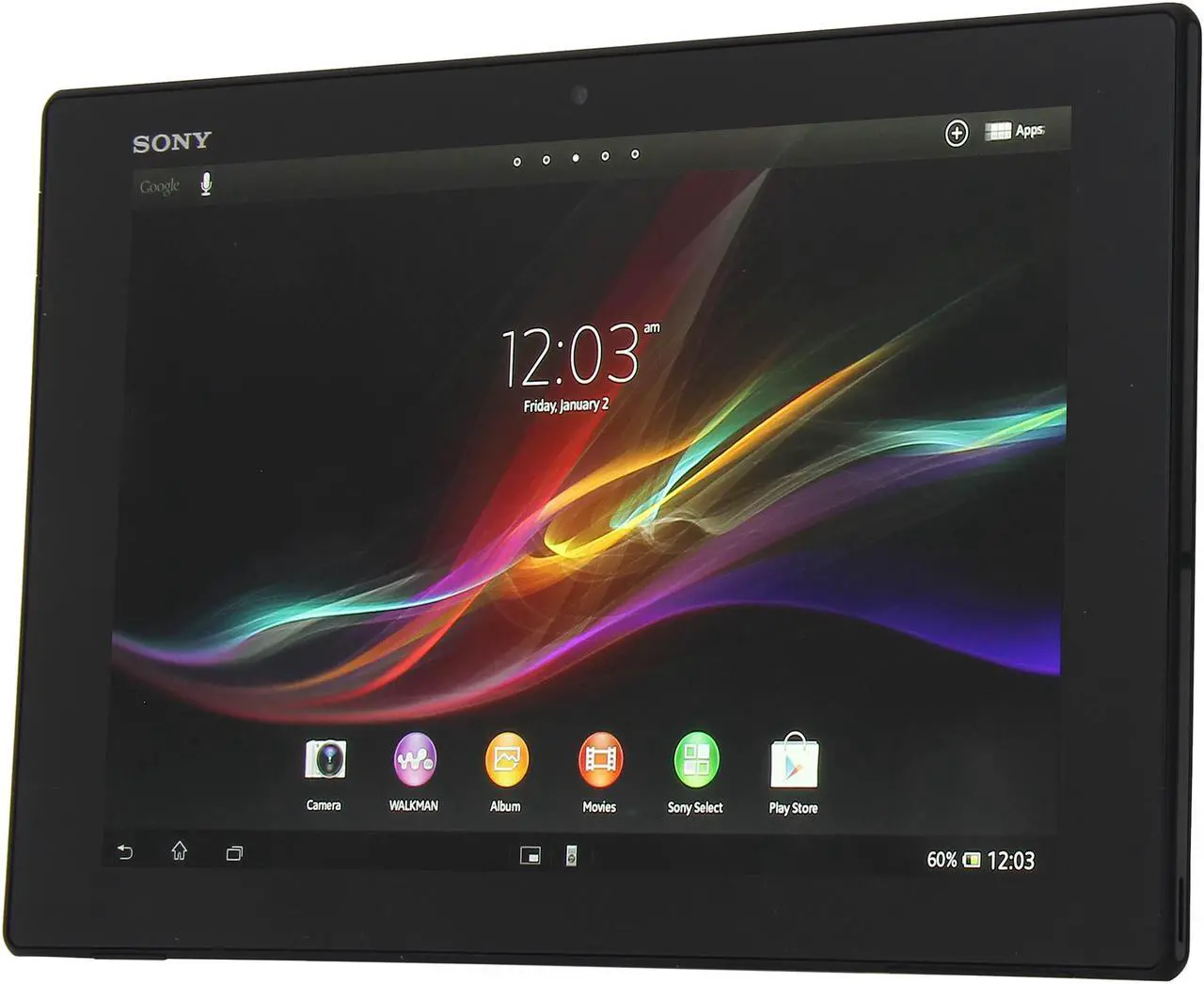 Alt view image 2 of 6 - SONY Xperia Tablet Z 10.1" Tablet 16GB Storage 2GB RAM 1.5GHz Quad Core Wifi  Android 4.1 - Black (SGP311U1/B)