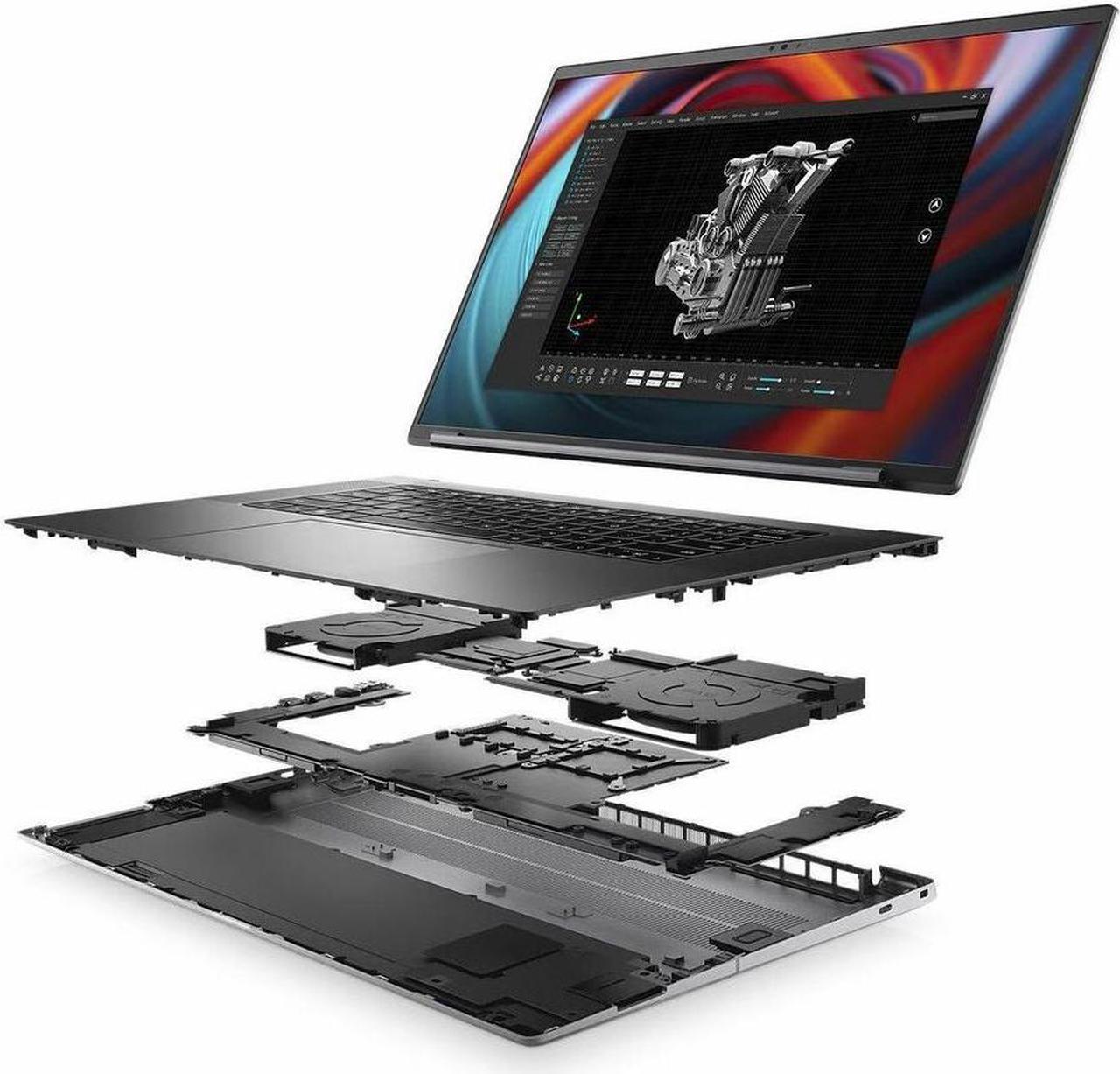 Alt view image 7 of 7 - Dell Precision 5000 5490 14" Mobile Workstation - Intel Core Ultra 9 185H - 32 GB - 1 TB SSD - Aluminum Titan Gray - Windows 11 Pro - Front Camera/Webcam 5PMVX
