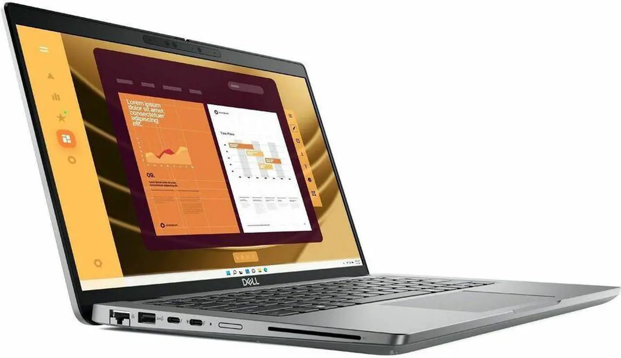 Alt view image 2 of 9 - Dell Latitude 5000 5450 14" Notebook - Full HD - Intel Core Ultra 7 165U - 32 GB - 512 GB SSD - Titan Gray - Windows 11 Pro - Front Camera/Webcam YRT5D