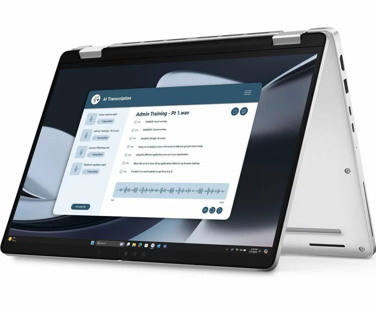 Alt view image 2 of 7 - Dell Pro 14 Plus PB14255 14" Notebook - Full HD Plus - AMD Ryzen 5 PRO 230 - 16GB - 512 GB SSD - Magnetite - Windows 11 Pro - AMD Radeon 760M Graphics - Webcam - IEEE 802.11BE 92XY7