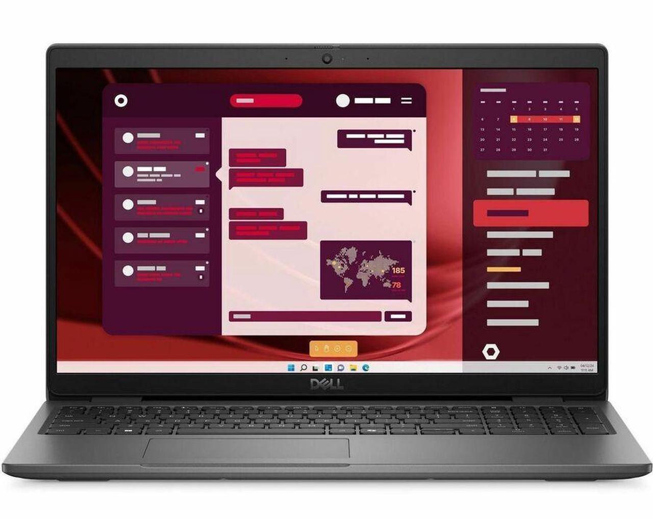 Main image of Dell Latitude 3550 15.6" Notebook - Intel Core Ultra 5 135U - 16GB - 256GB SSD - Windows 11 Pro - Intel Graphics - Webcam - IEEE 802.11ax Wireless 9PRX2