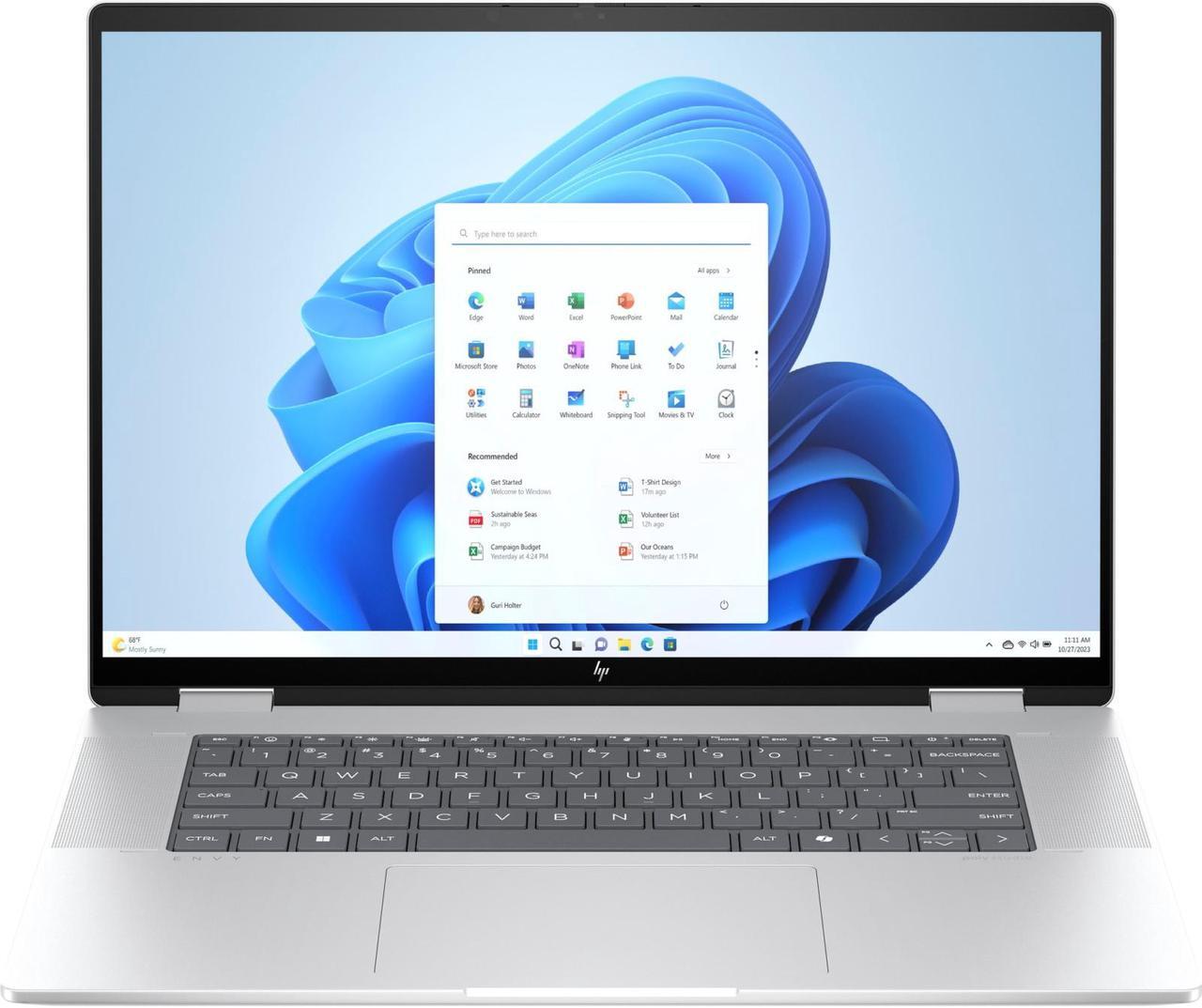 Main image of HP ENVY x360 16-ac0023dx 2-in-1 Notebook (TOUCHSCREEN) Intel Core Ultra 7 155U 16GB 1TB SSD 16-0-inch 2K IPS Touchscreen Display Windows 11 Home